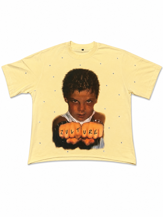 ZULTURE REBEL TEEE BEIGE
