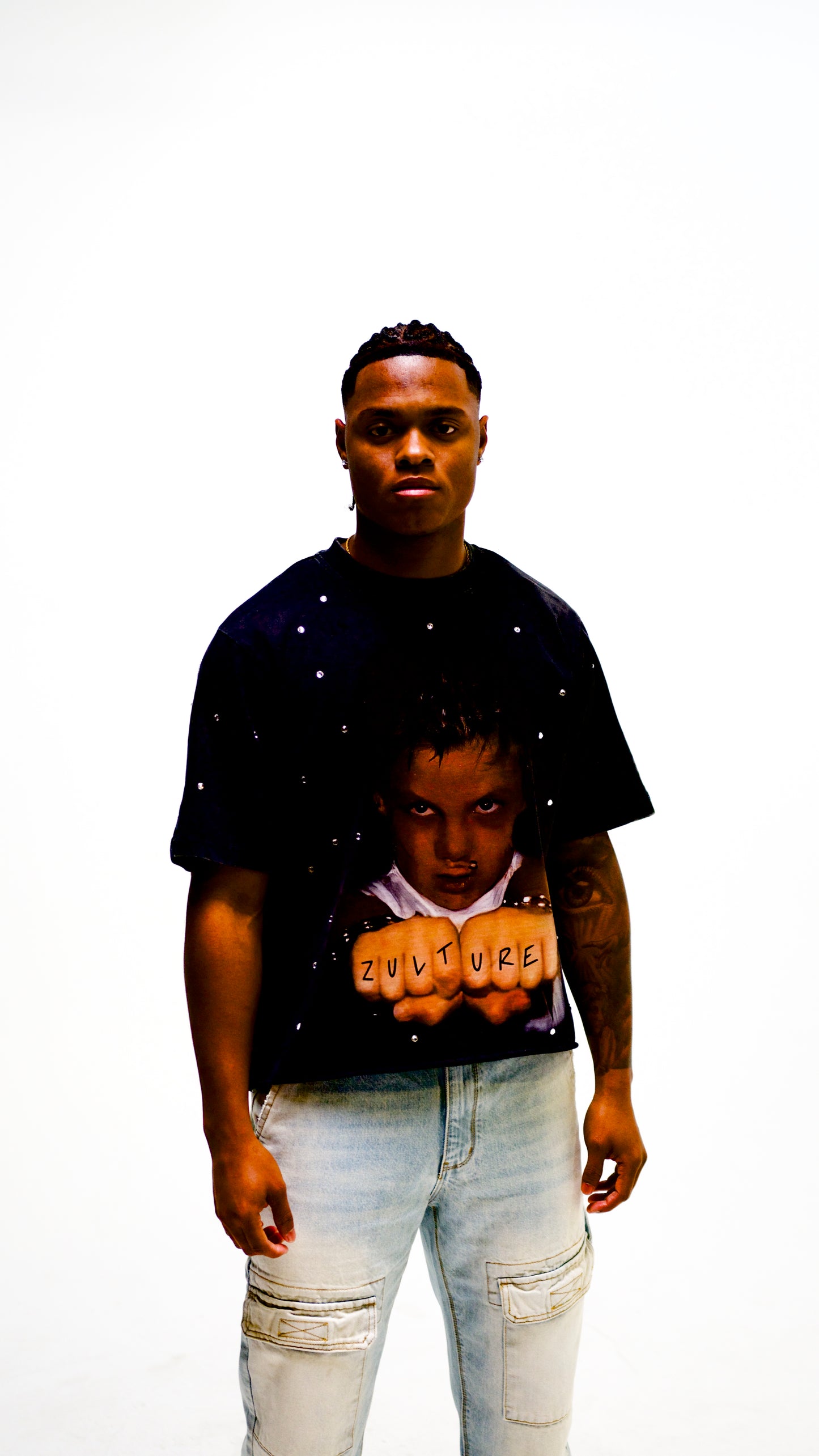ZULTURE REBEL TEE BLACK